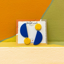 Load image into Gallery viewer, Drop Polymer Clay Earrings - "Upside Down"
