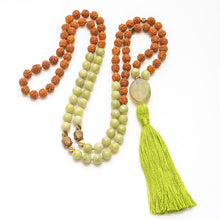 Load image into Gallery viewer, TARA MALA: Light Green Agate & Jade
