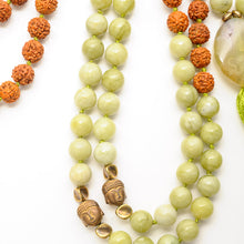 Load image into Gallery viewer, TARA MALA: Light Green Agate & Jade